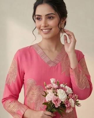 Women Ethnic Motifs Printed Regular Kurta with Trousers & With Dupatta 6