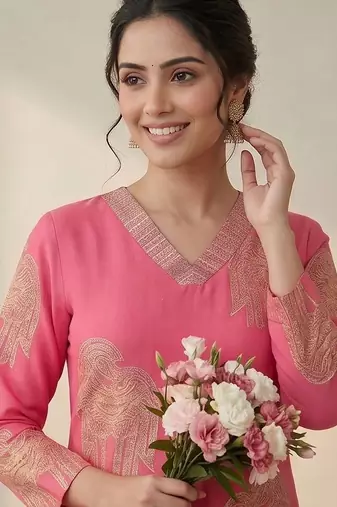 Women Ethnic Motifs Printed Regular Kurta with Trousers & With Dupatta