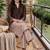Women Ombre Dyed Regular Beads and Stones Kurta with Palazzos
