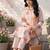 Women Floral Printed Regular Chanderi Silk Kurta with Trousers