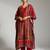 Ethnic Motifs Printed Regular Kaftan Kurta With Trousers
