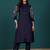Women Regular Thread Work Kurta with Trousers