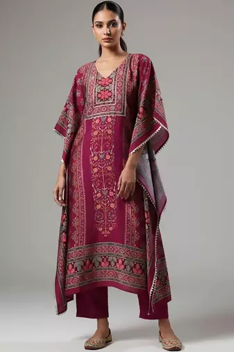 Women Ethnic Motifs Printed Regular Kurta with Trousers