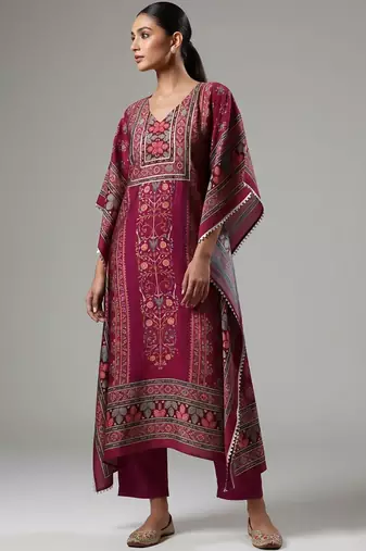 Women Ethnic Motifs Printed Regular Kurta with Trousers