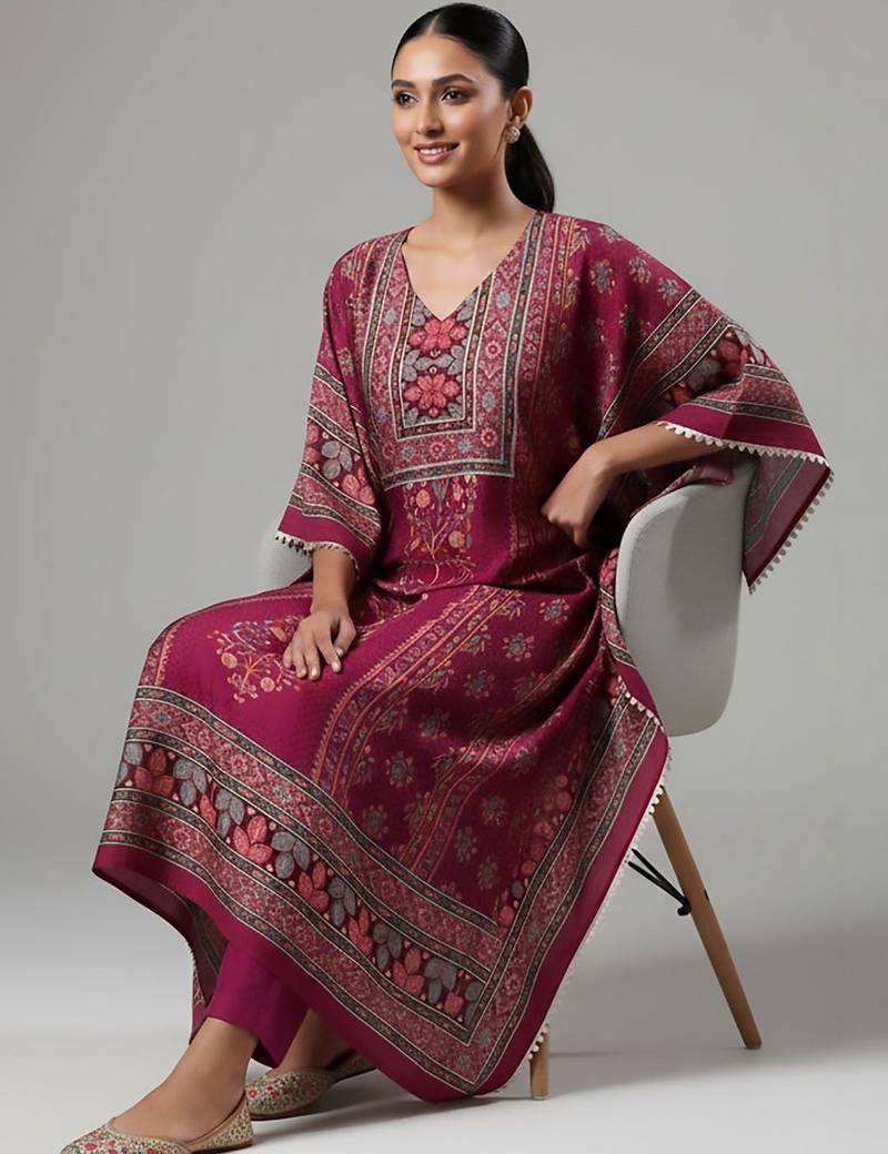 Women Ethnic Motifs Printed Regular Kurta with Trousers
