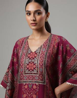 Women Ethnic Motifs Printed Regular Kurta with Trousers 6