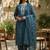 Women Ethnic Motifs Printed Regular Thread Work  Cotton Kurta with Trousers & With Dupatta