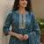 Women Ethnic Motifs Printed Regular Thread Work  Cotton Kurta with Trousers & With Dupatta