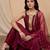 Women Regular Sequinned Kurta with Palazzos & With Dupatta