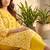 Women Ethnic Motifs Printed Regular Thread Work Kurta with Trousers