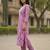 Women Ethnic Motifs Printed Regular Thread Work Pure Cotton Kurta with Trousers & With Dupatta