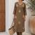 Women Animal Printed Regular Kurta with Trousers