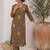 Women Animal Printed Regular Kurta with Trousers