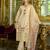 Women Floral Embroidered Regular Thread Work  Cotton Kurta with Trousers & With Dupatta