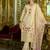 Women Floral Embroidered Regular Thread Work  Cotton Kurta with Trousers & With Dupatta
