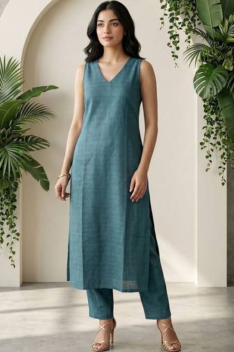 Women Regular Kurta with Trousers