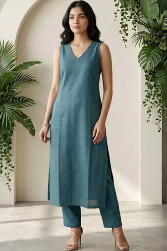Women Regular Kurta with Trousers