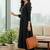 Women Striped Regular Silk Crepe Kurta with Trousers