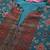 Floral Printed Mandarin Collar Chanderi Silk Kurta With Trousers & Dupatta