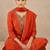 Women Embroidered Regular Thread Work Kurta with Trousers & With Dupatta