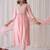 Pink Ethnic Motifs Embroidered Aari Work Kurta with Trousers & Dupatta