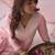 Pink Ethnic Motifs Embroidered Aari Work Kurta with Trousers & Dupatta