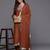 Ethnic Motifs Zari Embroidered Kurta with Trousers & Dupatta