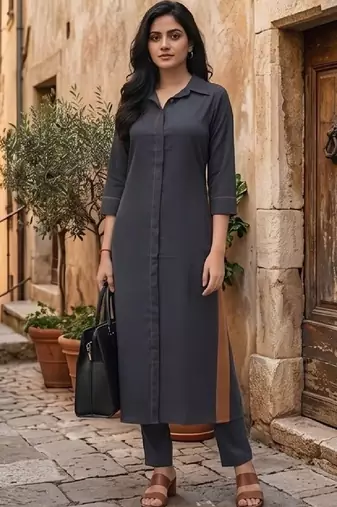 Women Regular Kurta with Trousers