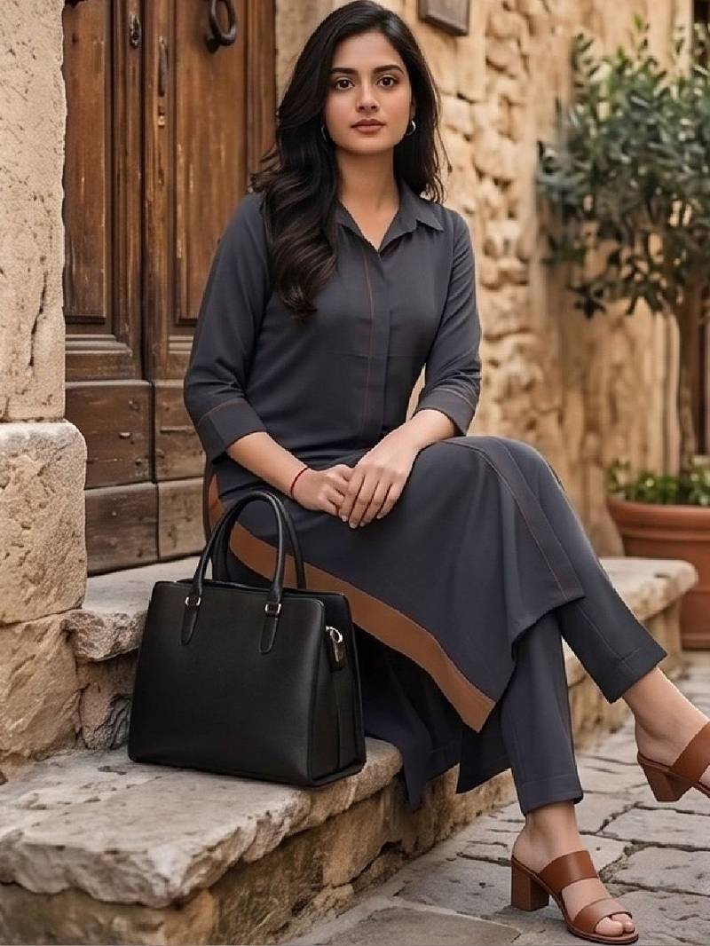 Women Regular Kurta with Trousers