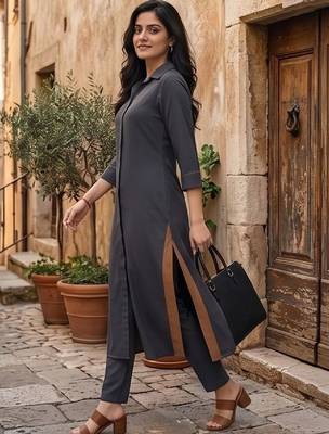 Women Regular Kurta with Trousers 4