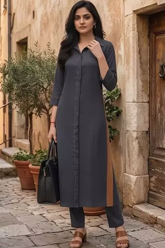 Women Regular Kurta with Trousers