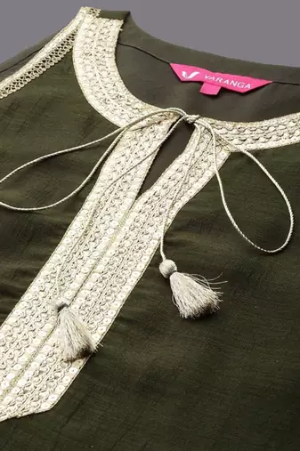 Women Ethnic Motifs Sequinned Kurta with Trousers & With Dupatta