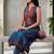 Women Ethnic Motifs Printed Regular Chanderi Silk Kurta with Trousers