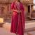 Women Floral Embroidered Regular Thread Work Kurta with Trousers & With Dupatta