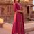 Women Floral Embroidered Regular Thread Work Kurta with Trousers & With Dupatta