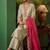 Women Ethnic Motifs Embroidered Regular Thread Work Kurta with Palazzos & With Dupatta