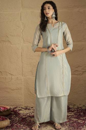 Women Regular Kurta with Palazzos