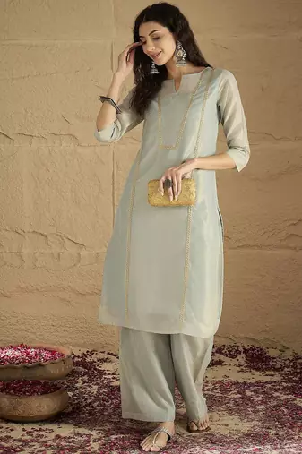 Women Regular Kurta with Palazzos