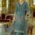 Floral Embroidered V-Neck Thread Work  Cotton Kurta With Trousers And Dupatta