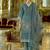 Floral Embroidered V-Neck Thread Work  Cotton Kurta With Trousers And Dupatta