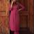 Women Ethnic Motifs Regular Thread Work Kurta with Trousers