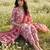 Women Floral Printed Regular Kurta with Trousers & With Dupatta