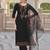 Floral Embroidered Thread Work Straight Kurta With Trousers And Dupatta