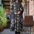 Women Floral Printed Panelled Mirror Work Kurta with Trousers & With Dupatta