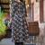 Women Floral Printed Panelled Mirror Work Kurta with Trousers & With Dupatta