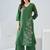 Women Floral Embroidered Regular Thread Work Pure Cotton Kurta with Palazzos