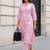 Women Floral Embroidered Regular Thread Work Kurta with Palazzos
