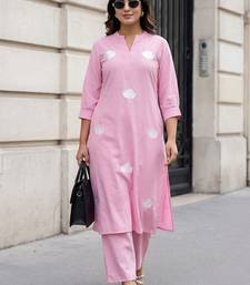 Women Floral Embroidered Regular Thread Work Kurta with Palazzos