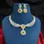 Yellow Crystal Cubic Zirconia Bridal Necklace Earrings Set, Silver-Tone Formal Jewelry