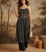 Women Ethnic Motifs Printed Regular Top with Trousers